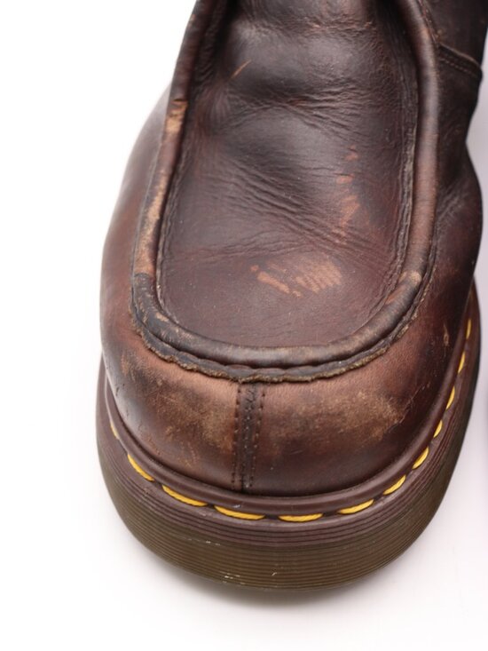 Vintage Doc Dr. Martens 8390 Men\'s UK 11 US 12 Brown Leather Boots Made England